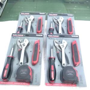 Tool Set . 10 Piece Assorted Hand Tools ........ Task Force . {2} Package Bundle